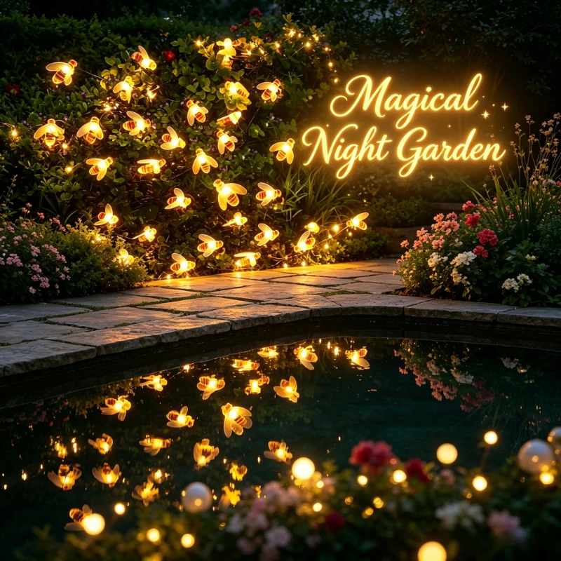 Guirnalda de Luces Solares con - Christmas Lights Outdoor reseña y precio