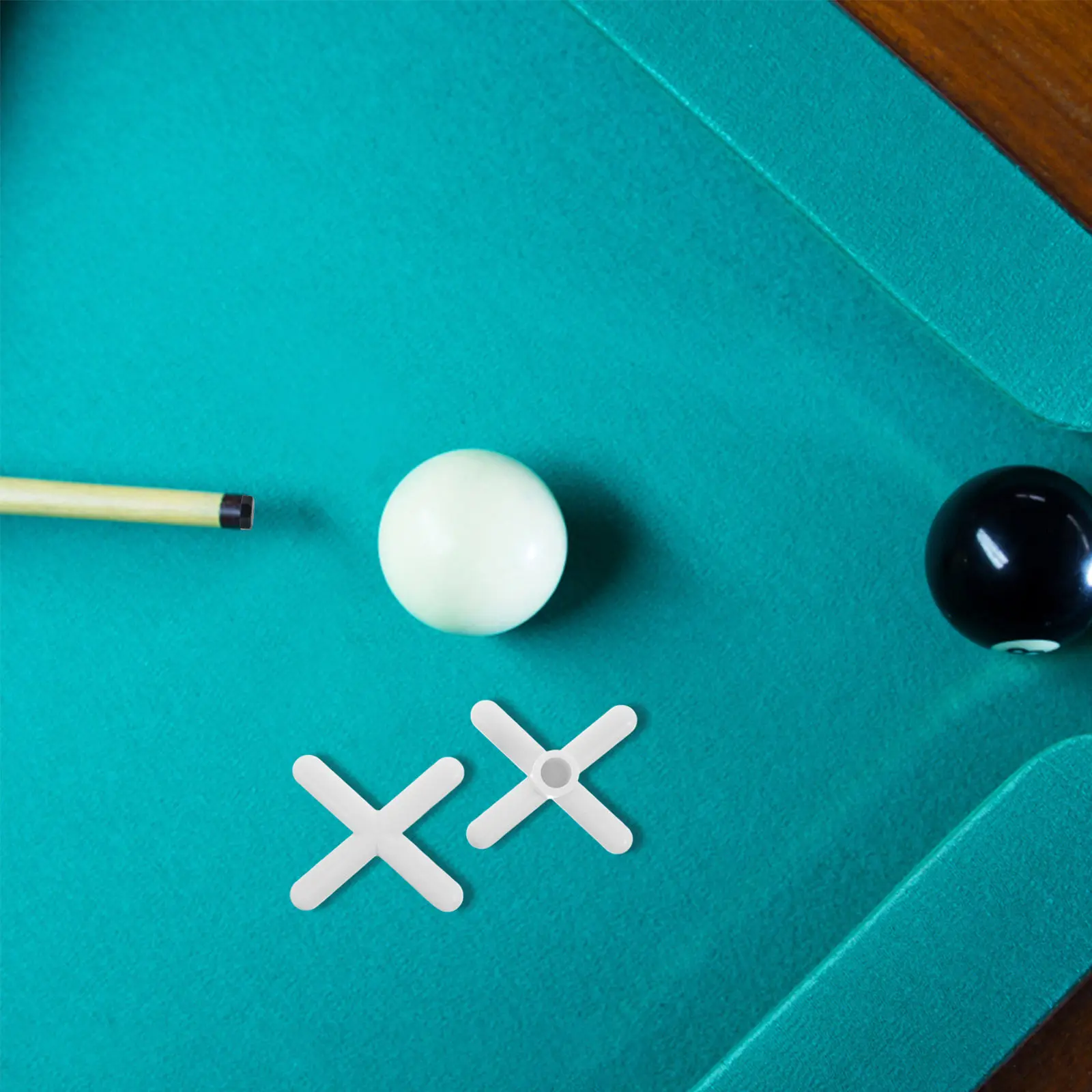 

10Pcs Billiards Bridge Extender Cross Shaped Plastic Cue Head Snooker Pool Bridge Support for Accurate Shots and Easy Adjustment