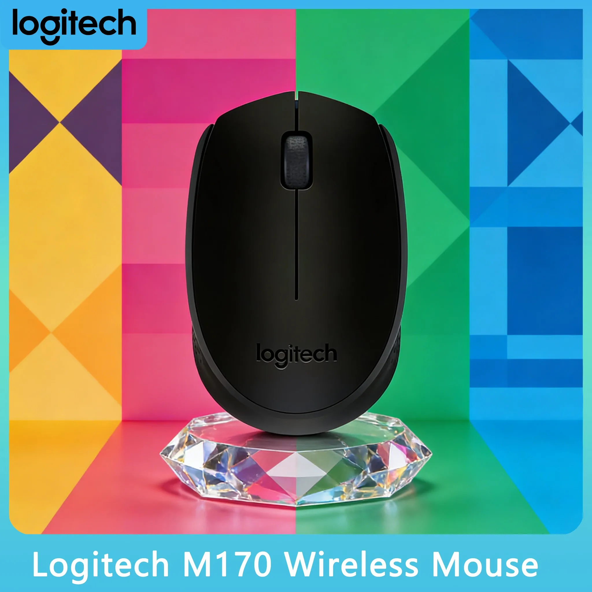 

Logitech M170 /M185 /220 /M221 /M280 Wireless Mouse 2.4GHz USB Nano Receiver 1000 DPI 12-Month Battery
