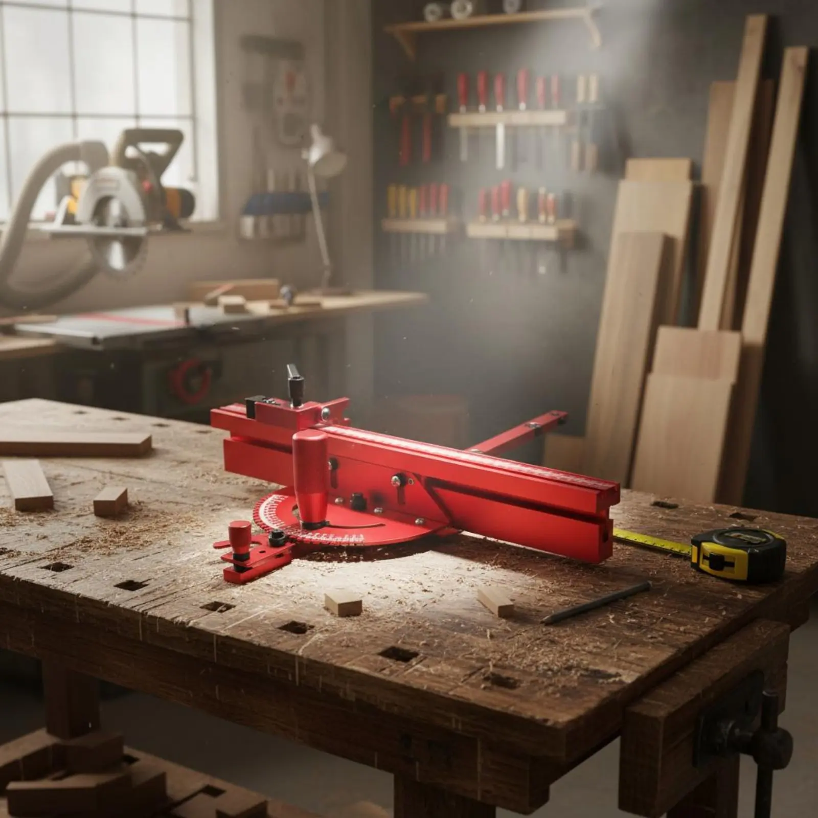 

T-Slot Saw Fence Easy to Install T-Track Fence Woodworking Tool High Precision Corrosion Resistant for Carpenters