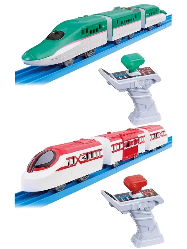 TAKARA TOMY E5 series Shinkansen high speed Railway remote control electric three-car train 915256, boys' toy, children's gift