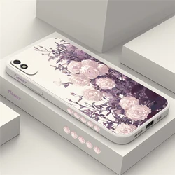 INS Butterfly Flowers Case For Xiaomi Redmi 14C 13C 12C 12 10X 10C 10A 10 9T 9C 9A 9I 9 8 8A Pro Prime Silicone Soft Phone Cover