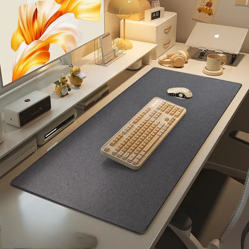 4MM Gaming MousePad Cotton and Linen Rubber Mouse Pad ,Large Desk Mat Gamer PC Desk Mat Keyboard Pad Computer Desk Pad