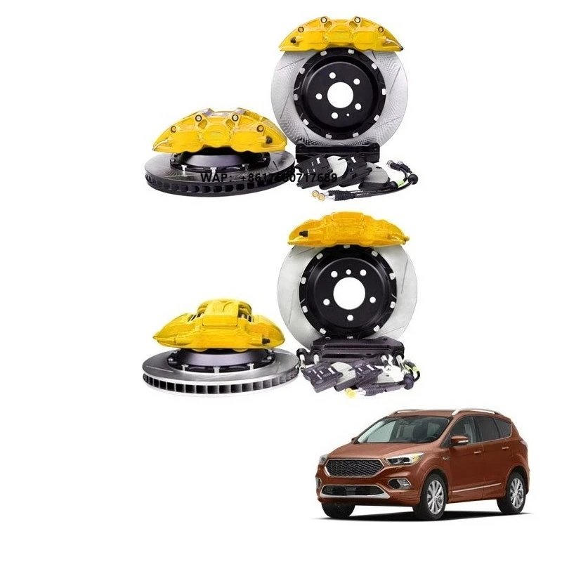 Customizable Lightweight Front & Rear 4-Piston & 6-Piston Brake Kit for Escape Support Forged Brake Calipers