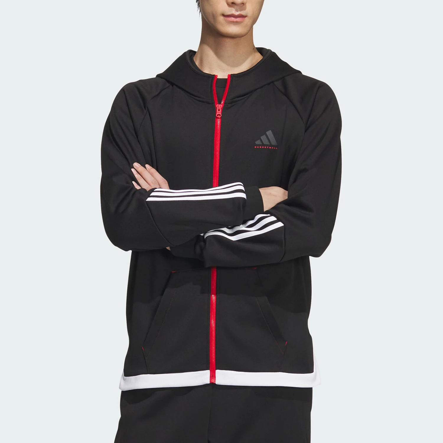 

Официальная оригинальная новая мужская баскетбольная спортивная куртка Adidas JL7586