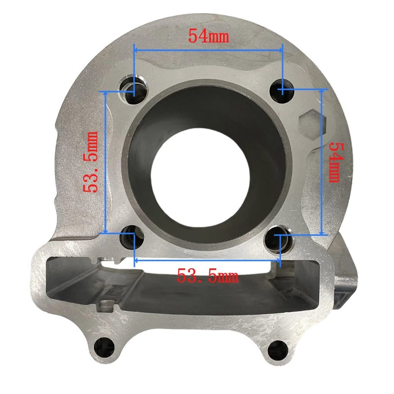 Motorcycle Accessories Engine Parts 57.4mm Cylinder Kit Motor for GY6 125 152QMI 150 157QMJ 4T JONWAY ZNEN Roketa ATV Motoblock