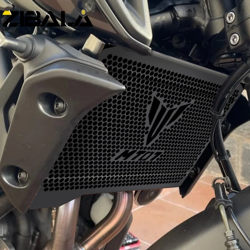 

2023 2024 Accessories For Yamaha FZ-07 FZ07 MT-07 MT07 2018-2022 Motorcycle Radiator Grille Guard Cover Water Tank Net