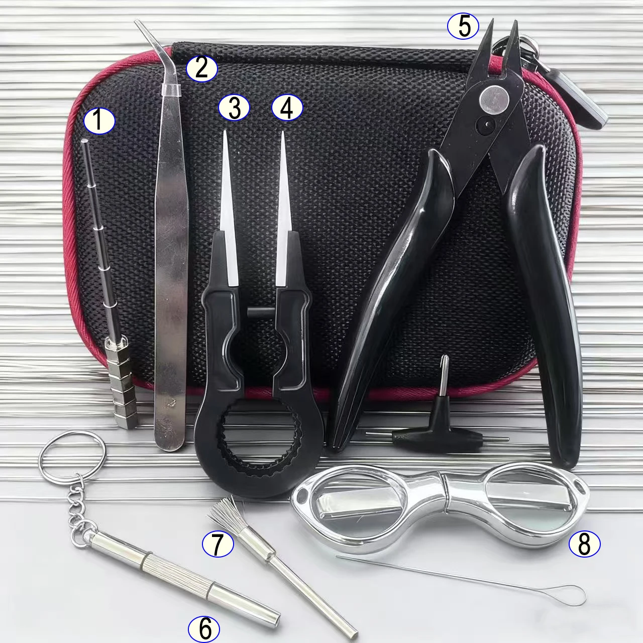 

1 комплект мини-авто. Инструменты для ремонта, сумка для инструментов «сделай сам», пинцет, плоскогубцы, портативный набор инструментов, наборы проводов, нагреватели, набор катушек, обмотка для упаковки