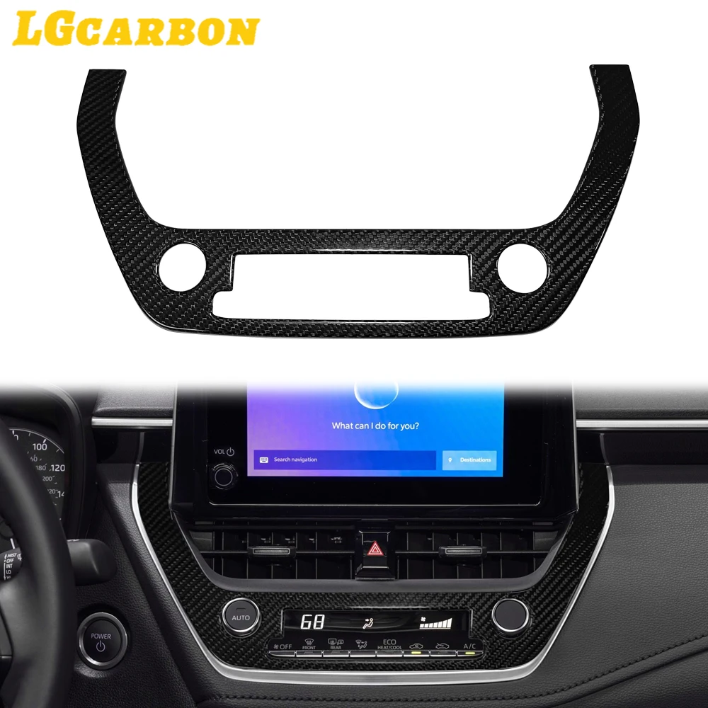 LGCarbon Fiber Car Accessories Interior Accessories For Car Air Outlets Condition Cover Trim For Toyota GR Corolla 2023 up