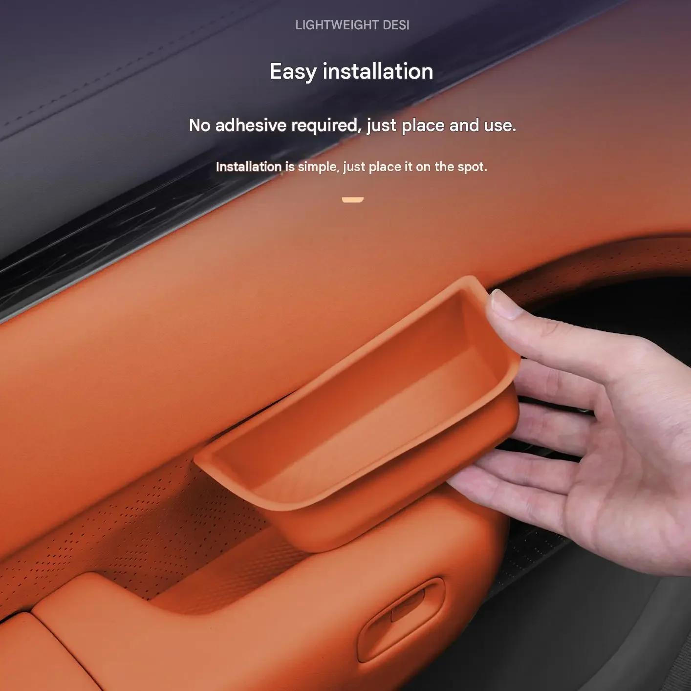 [Fast Shipping] Zeekr 7X Car Door Handle Silicone Storage Box, Car Window Button Silicone Protective Mat, Car Supplies 3