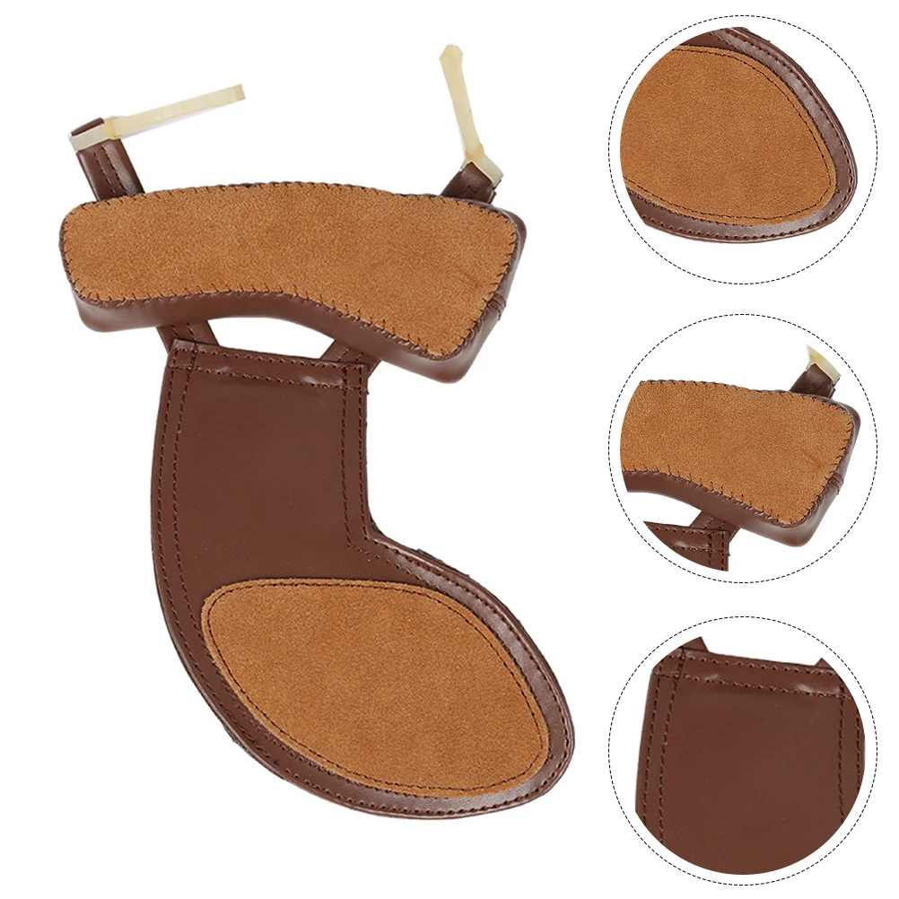 

Violin Shoulder Pad Set Rest Accessory for Adjustable Chin Sheepskin Accessories