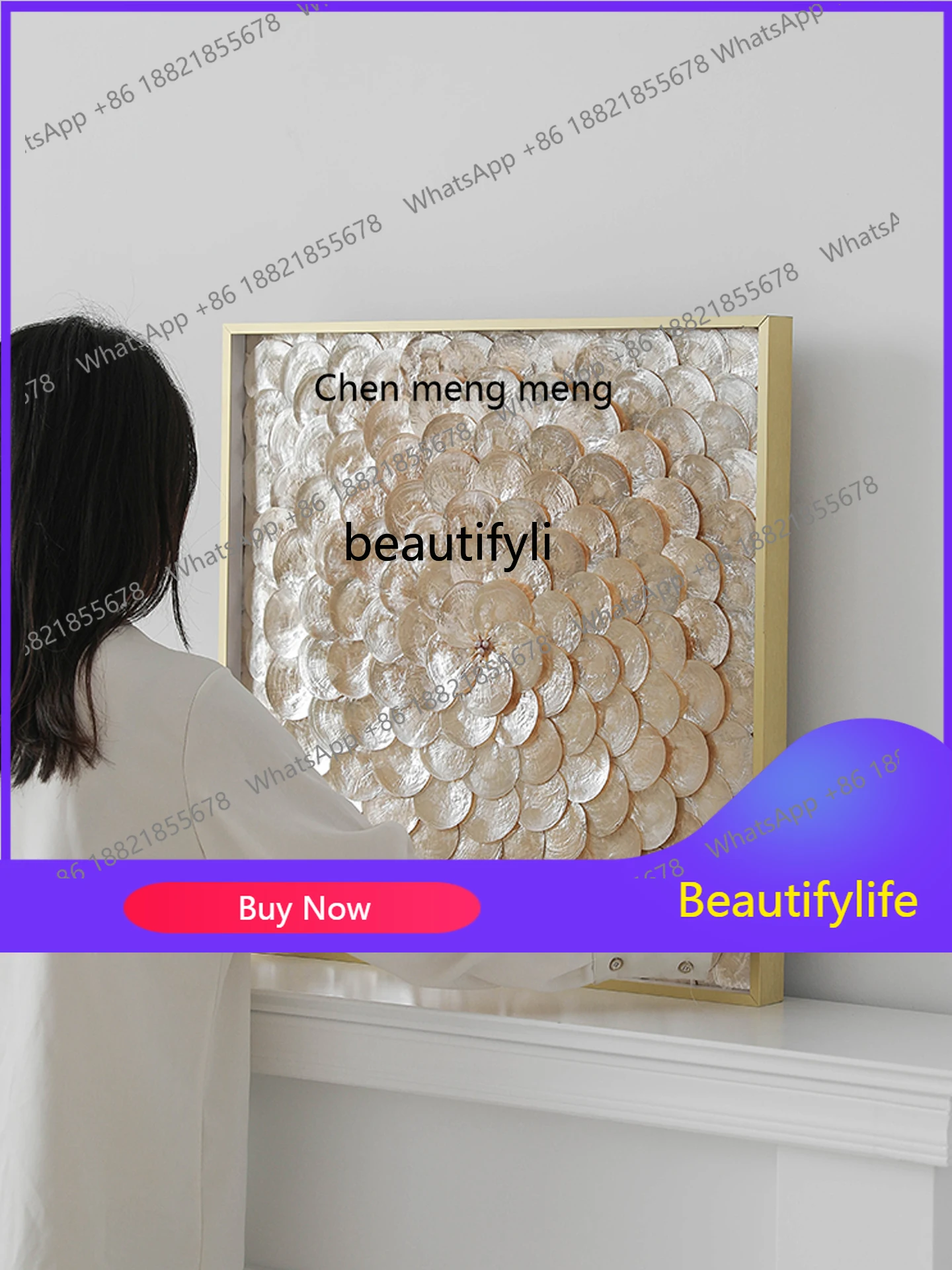 

X k178 4050 ss Light luxury decoration painting living and dining hall entrance wall hanging painting bedroom bedside wall decor