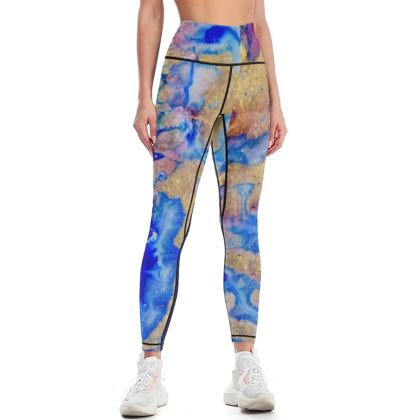 

Magie cosmique 4 - Abstrait Leggings push up legging Training pants Women's gym gym wear Womens Leggings