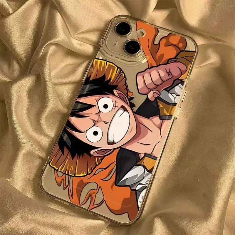 3D ONE PIECE Zoro Luffy Phone Case for iPhone 16 15 14 13 12 11 17