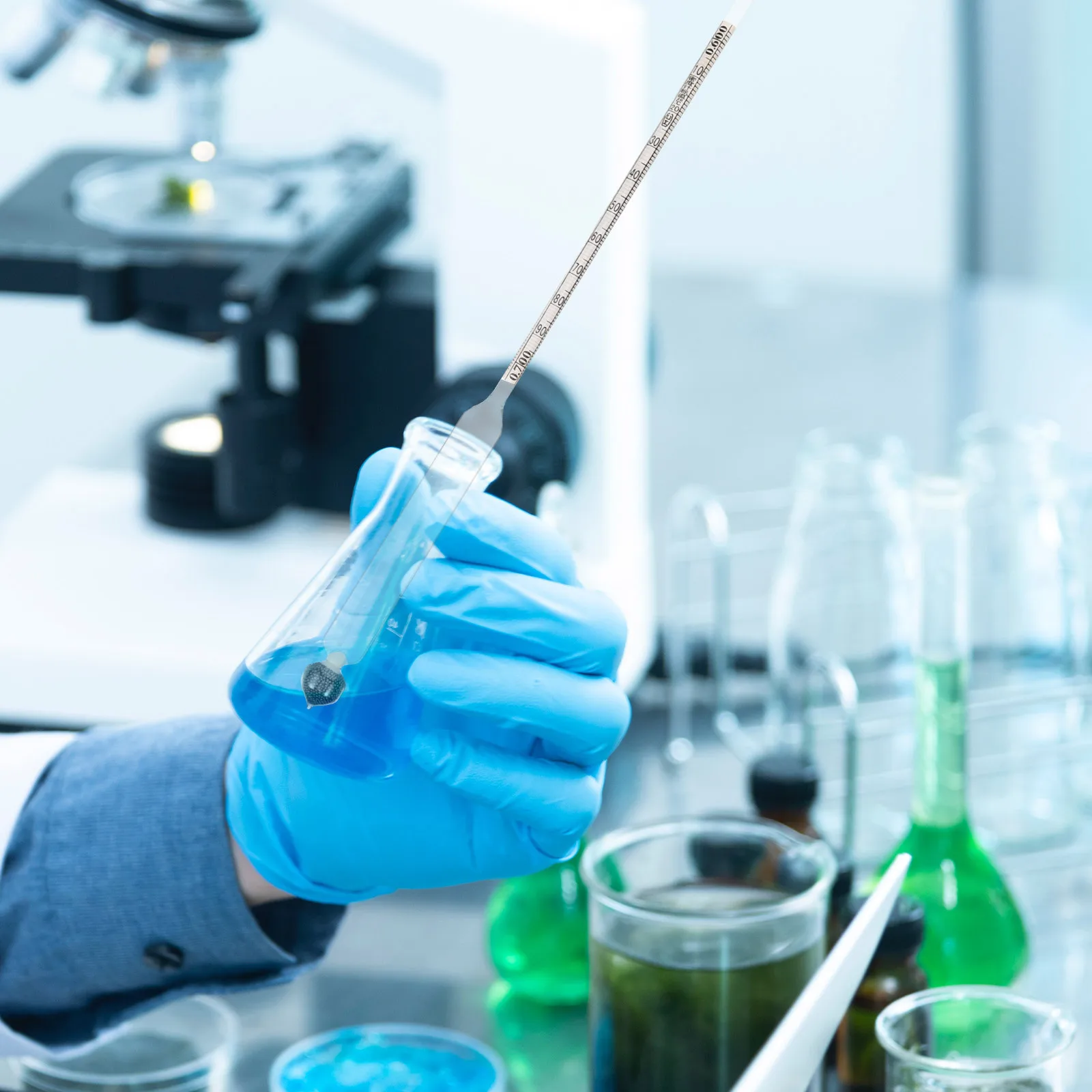 

Mud Hydrometer Glass Liquid Tester Durable Accurate Moisture Content Measurement Specific Gravity Hydrometer Petroleum Meter