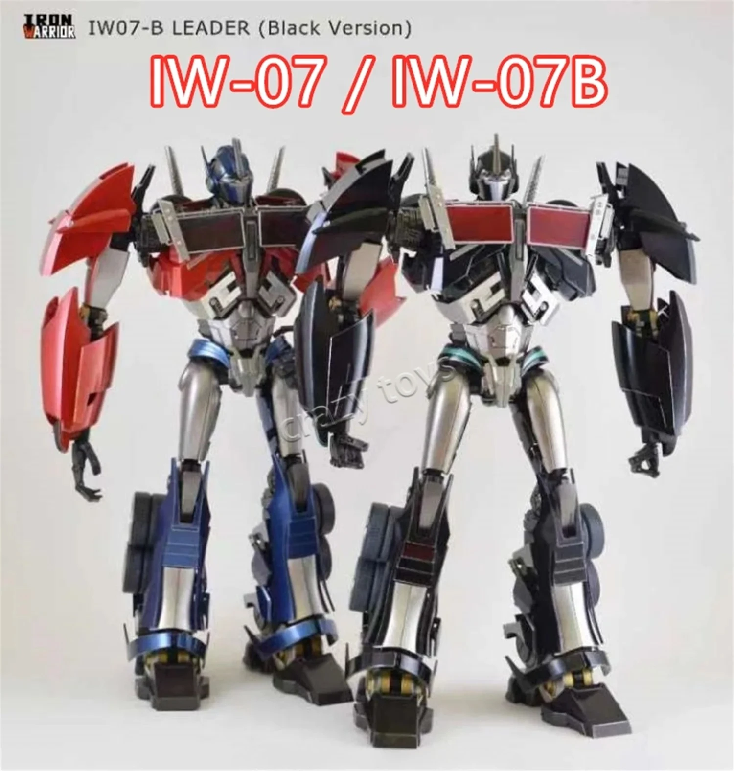 В наличии: Металлическая фигурка IRON WARRIOR IW07 IW-07 IW-07B Black Leader 2.0 OP Commander DLX Scale Action Figure