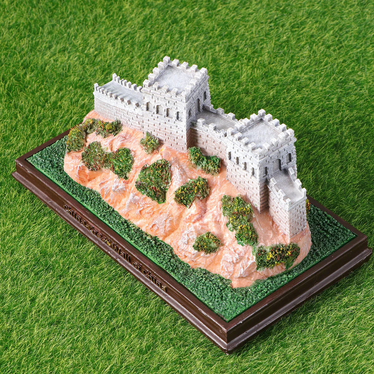 

1Pcs Great Wall of China Resin Architecture Craft Hand Painted Classical Ornament Home Office Decor Great Wall of China Statue