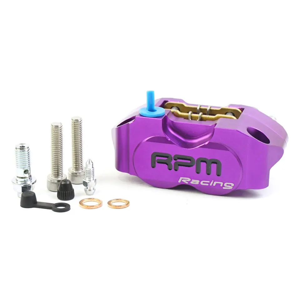 Motorrad RPM Bremssattel 4-Kolben für Yamaha Aerox Nitro RSZ JOG BWS 100 125 Zuma GROM Scooter Dirt Bike Scheibenbremssattel