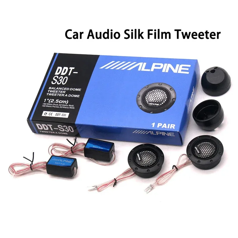 Altavoz de Audio para Automóvil DDT-S30, Altavoz de Audio para Automóvil de Alta Calidad de 12-24 V, Juego de Altavoces Pequeños para Modificación de Audio para Automóvil