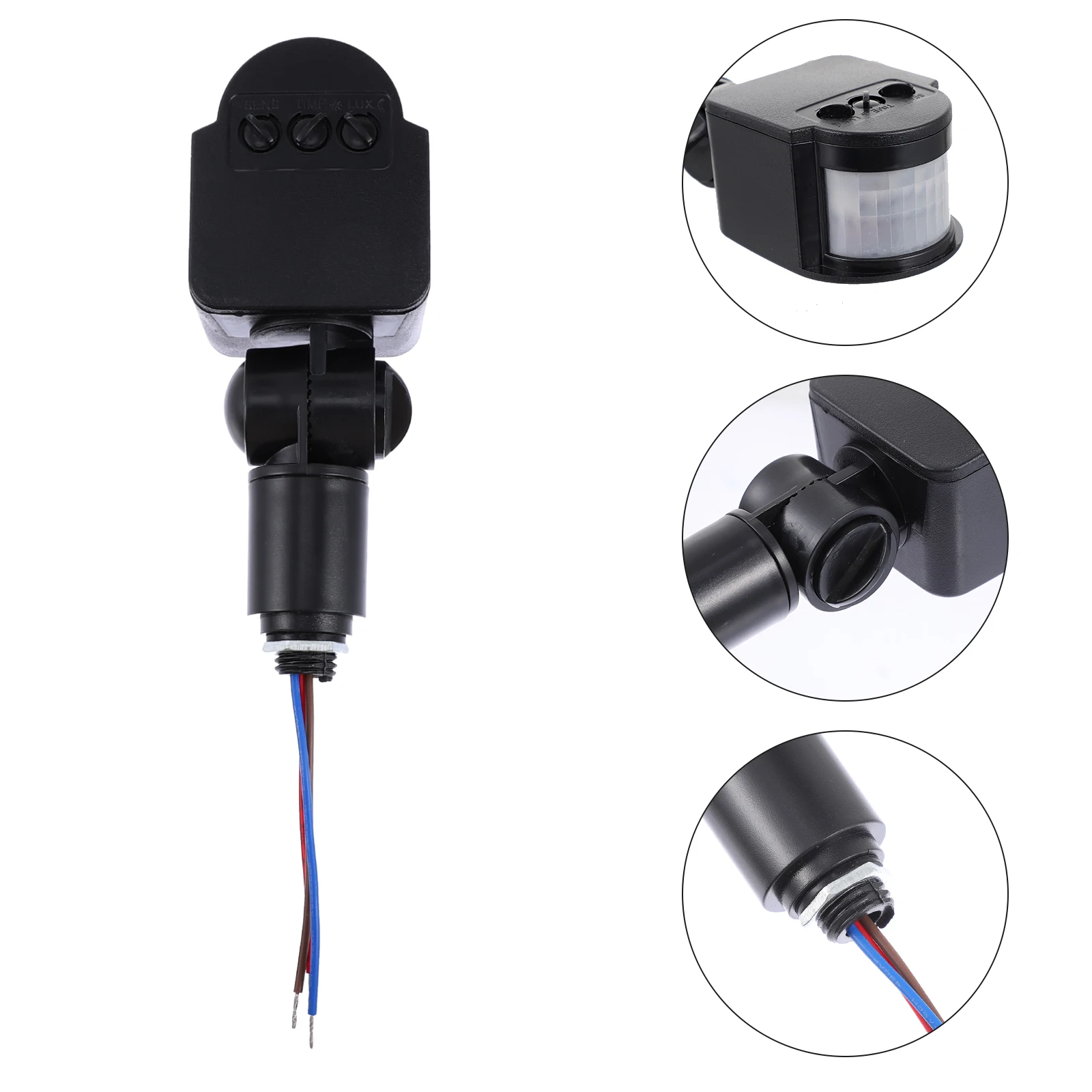 

Automatic Floodlight Motion Sensor Wall Lamp Smart ABS Material Solar Projection Lighting Control Body Sensor Environment