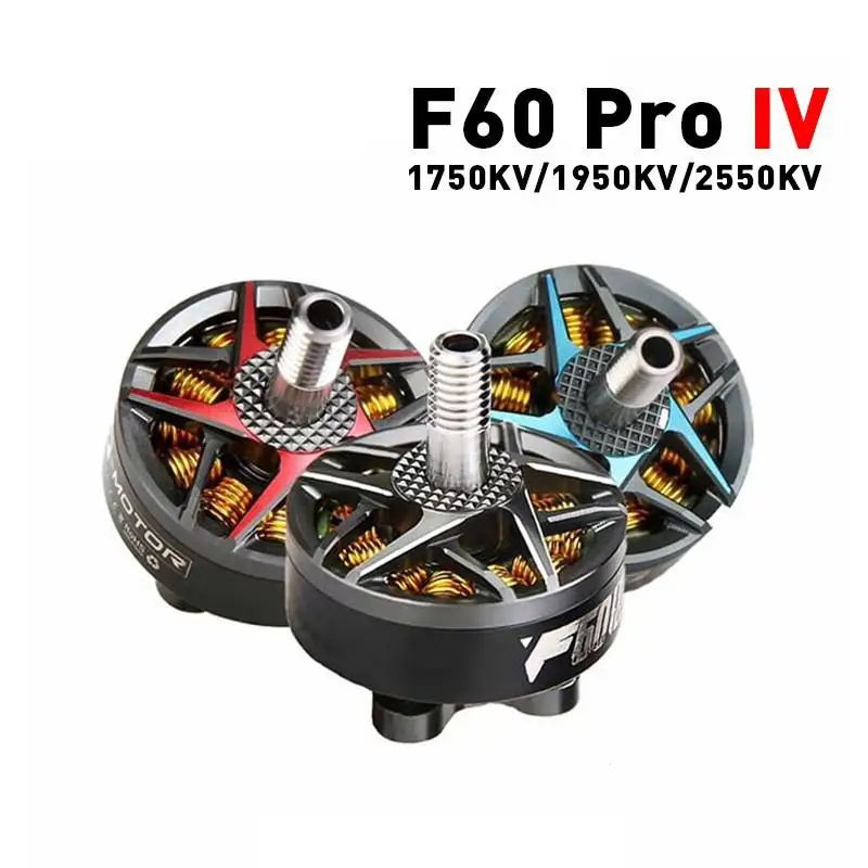 

T-Motor F60 Pro IV IIII 2207 1750KV 1950KV 2550KV 4-6S Brushless Motor T5147 T5150 Props for RC FPV Racing Drone Freestyle Frame