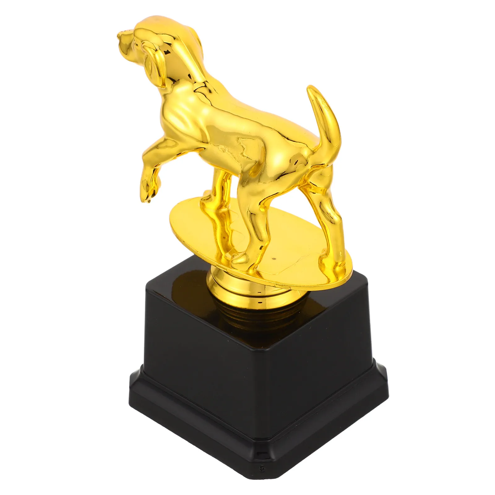 Dog Trophy Gold 1St Place Standing Dog Topper Agility Award Cup for Pet Sports Contest Winner Prize Trophy for Pet