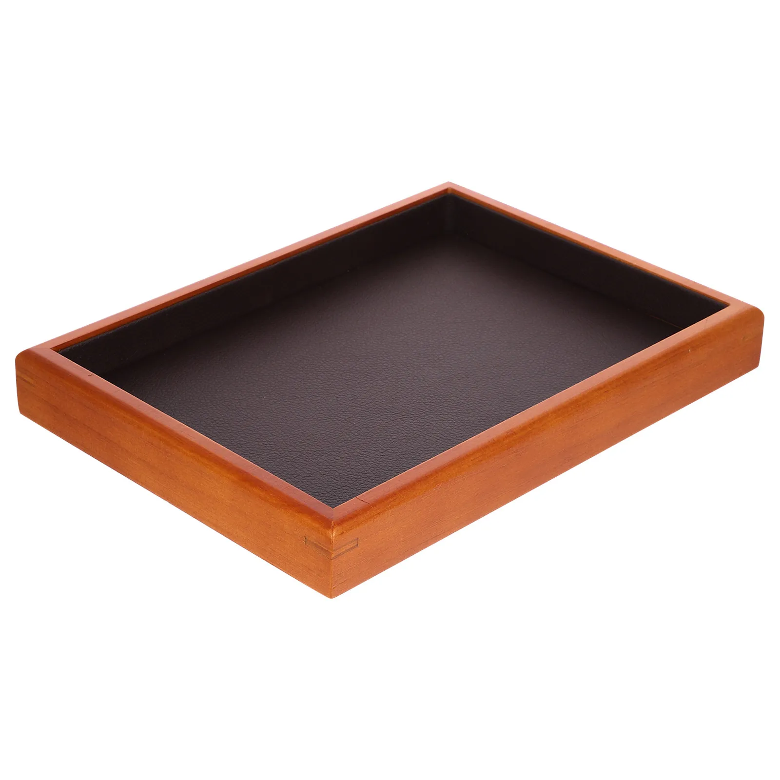 

Wooden Jewelry Display Tray for Earrings Rings Necklaces Bracelets Desktop Organizer Home Store Photo Prop Jewelry Dish Tray