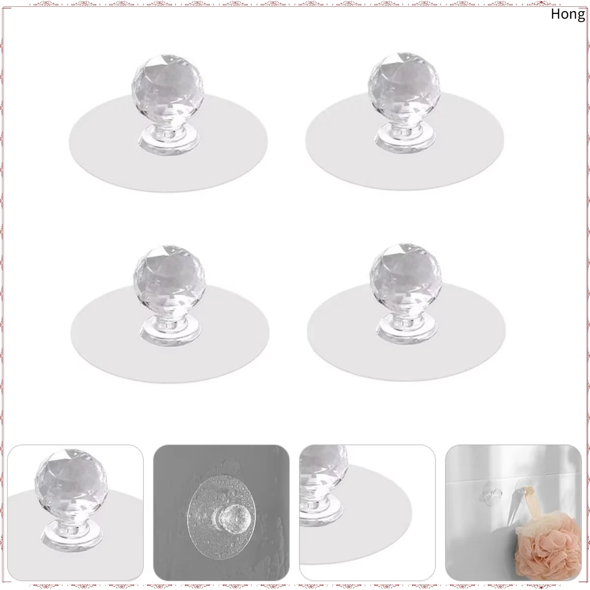 10pcs Cabinet Drawer Knobs Diamond Crystal Shaped Pull Handle for Wardrobe Kitchen Cupboard Bathroom Furniture Door Window