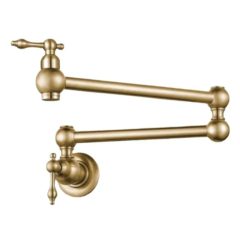 

All-copper single cold water stove faucet, water purification faucet, kitchen extended telescopic folding vegetable basin faucet