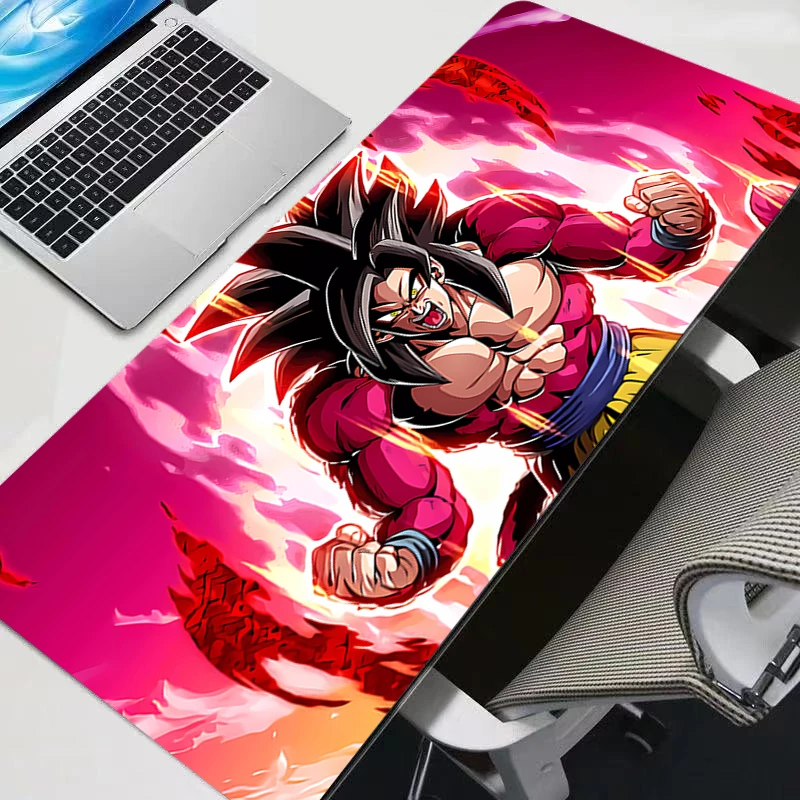 DBZ Dragon Ball Z Gaming Keyboard Rug Laptop Game player gif Anime Mouse Pad Black mouse pads Desk Mat PC Gamer Carpet Mousepad