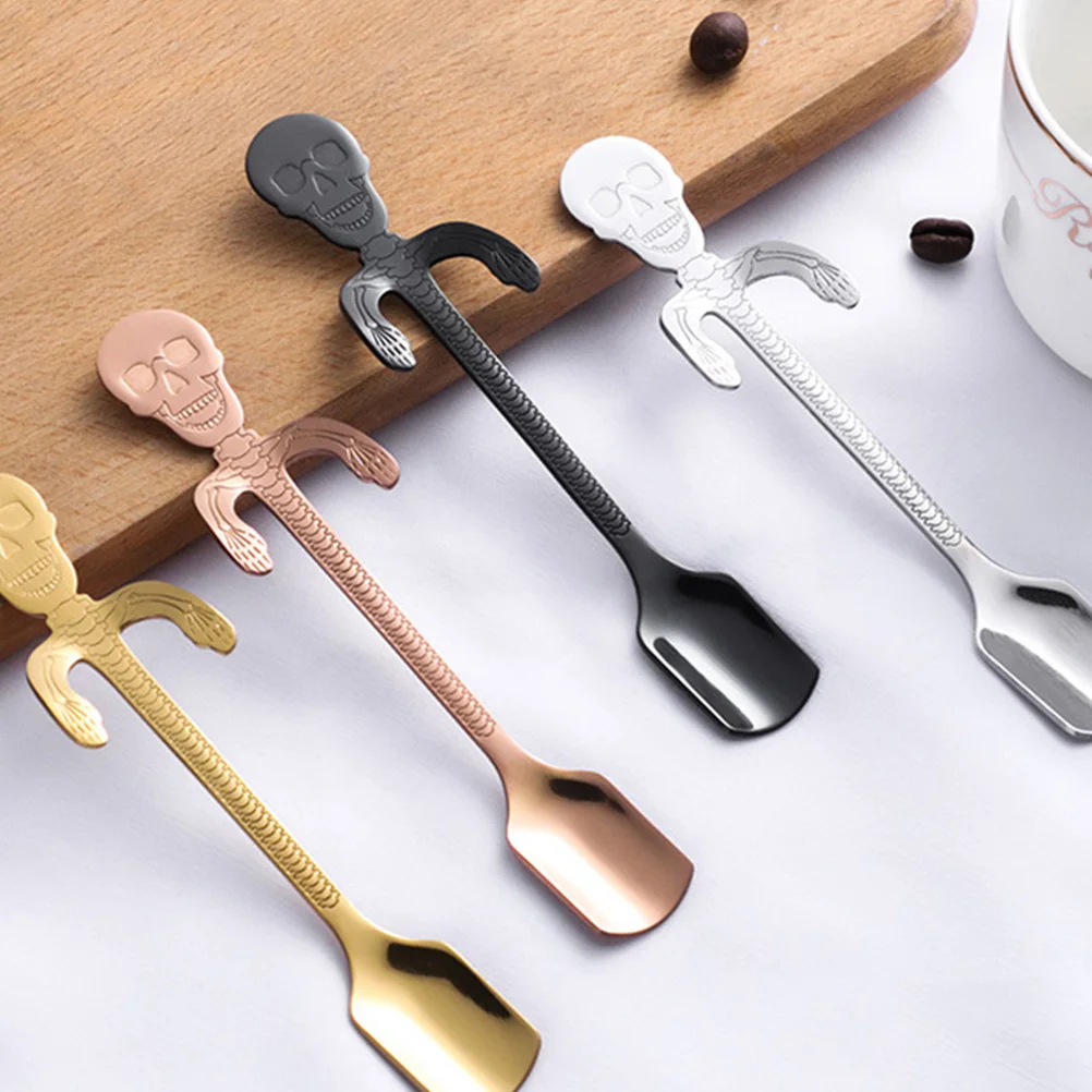 

5pcs Stainless Steel Coffee Spoons Set Exquisite Polished Odorless Multi Purpose For Tea Dessert Milk Stirring Gifts
