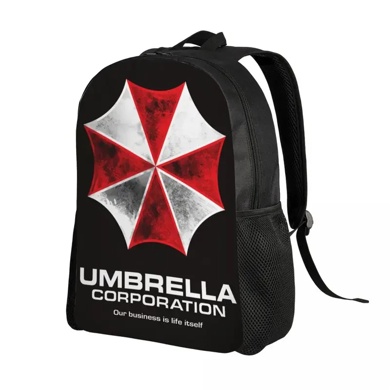 Custom Umbrella Corporation Mochilas para meninos e meninas, videogame, escola, faculdade, bolsas de viagem, homens, mulheres Bookbag, Fits 15 "Laptop