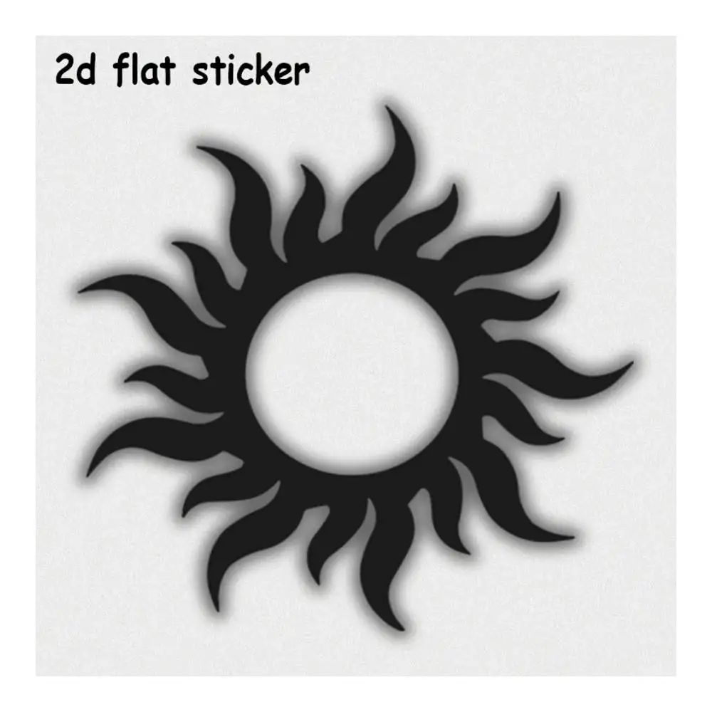 Radiant Sunburst Design Waterproof Decal For Laptops, Cars, Motorcycles, Water Bottles & Smooth Surfaces