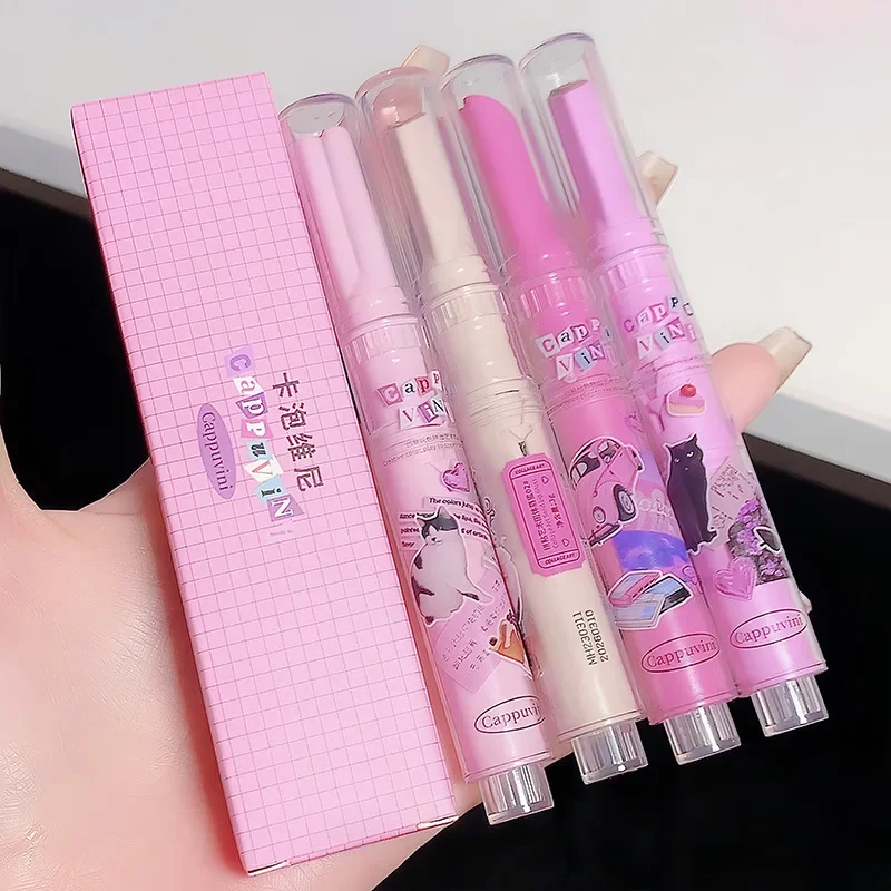 Florette Clear Water Light Lip Gloss Jelly Mirror Glass Pink Lip Tint Heart-shaped Moisturising Lipstick Pencil Korea Cosmetics