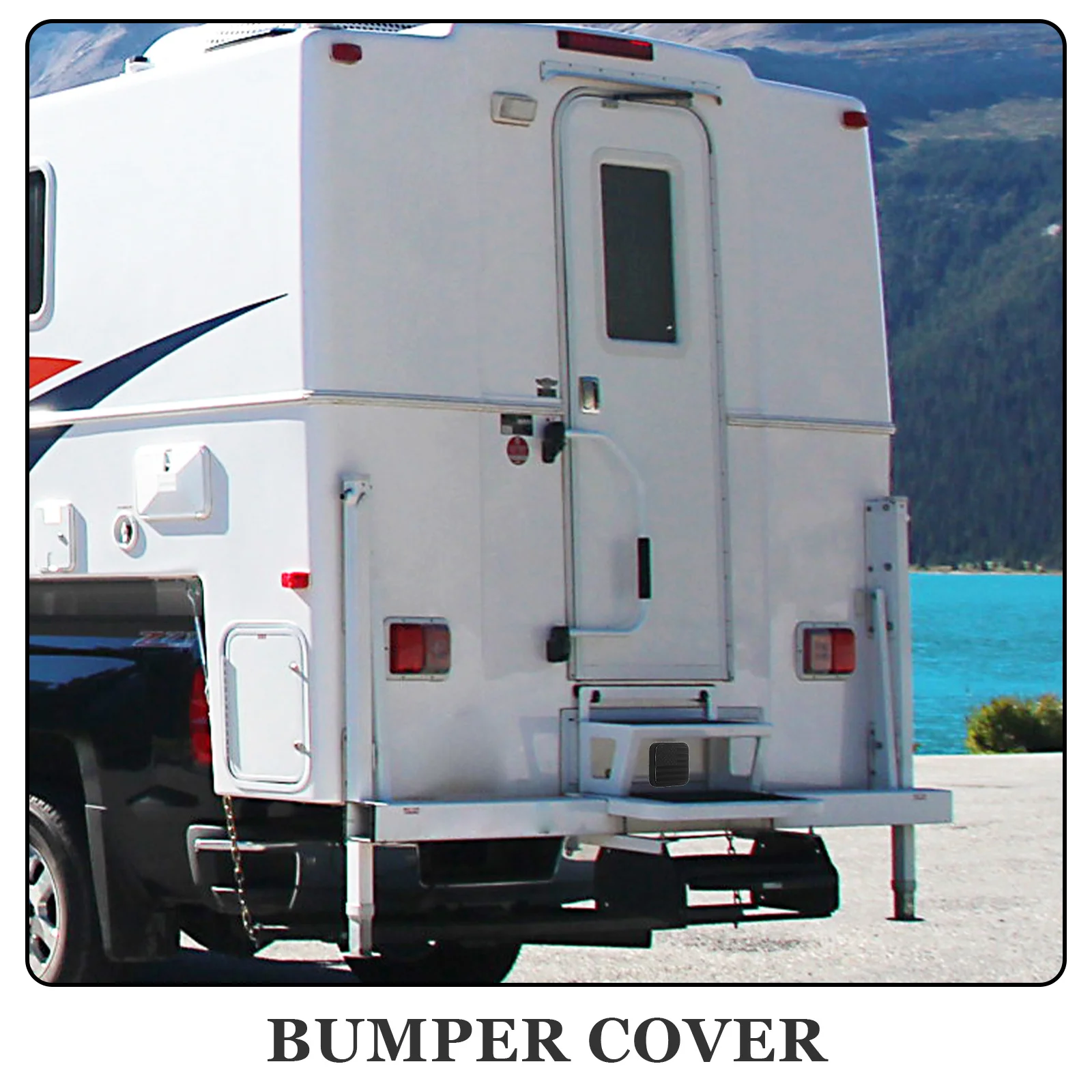 غطاء وصلة السحب مقاس 2 بوصة، غطاء بديل لقابس المقطورة المطاطية لغطاء وصلة حماية المصد للمركبة