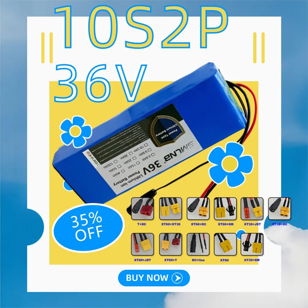 

10S2P battery pack 36V 6800mAh 36V Electric Scooter Lithium Battery 500W Electric Scooter 42V