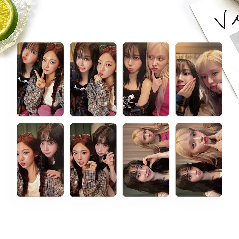 Kpop Idols NingNing Karina Photocard Korean Style Special Card Double Sides Matte Film LOMO Card Winter Giselle Fans Collection image 5