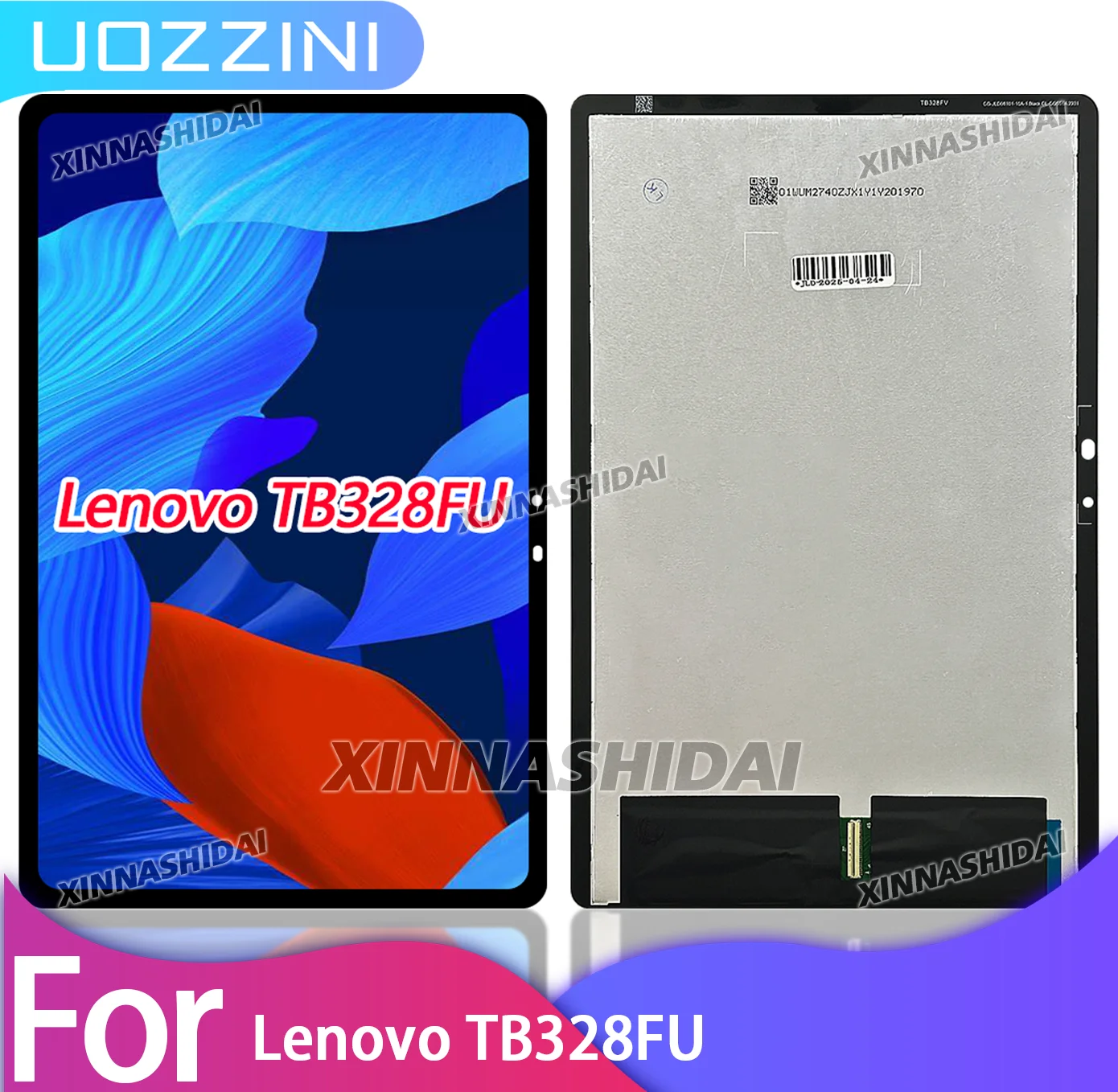 A +++ عرض لينوفو TB328FU شاشة الكريستال السائل محول الأرقام بشاشة تعمل بلمس لينوفو تبويب M10 TB328XU TB328 LCD الجمعية إصلاح أجزاء