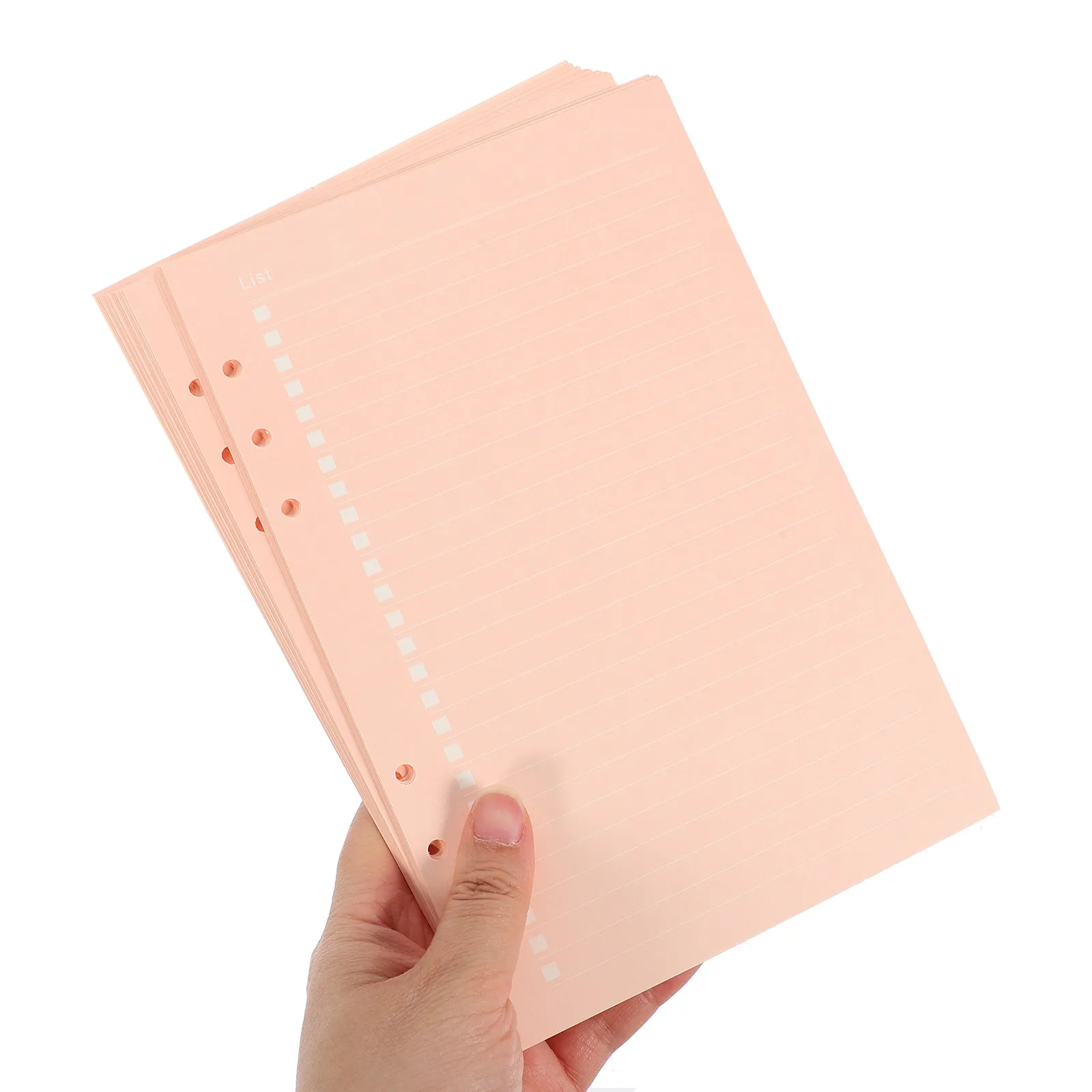 

160 Sheets Colorful Loose Leaf Notebook Paper Refill Detachable Replacement Inserts Smooth Writing Notepad Refills