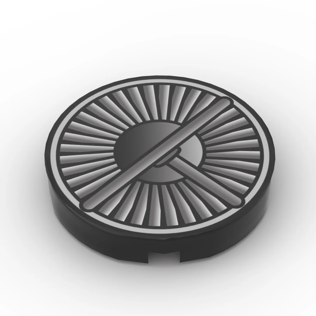 

Small particle building block MOC 14769 4150pr0033 psc px21 printing thin leaf fan parts