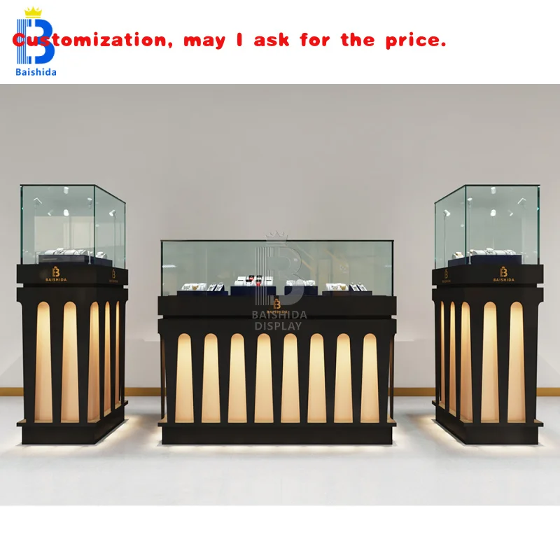 

custom.Custom High-End LED Lighting Jewelry Cabinet Premium Watch Display Showcase