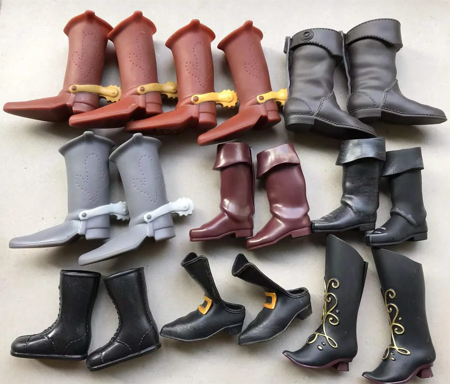 Male Doll Shoes Quality Doll Accessories 1/6 Doll  Boots Sandals Fashion Doll Decors Colorful Doll Parts Ken Prince Shoes