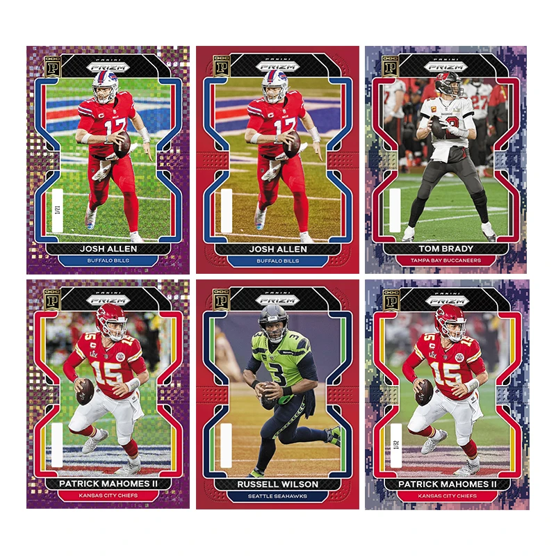 

Panini Rugby Star Card Diy Homemade Patrick Mahomes Tom Brady Josh Allen Russell Wilson Character Collection Card Toys Gift