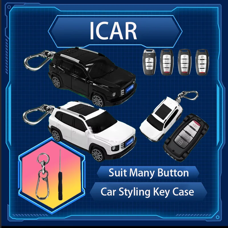

For Haval Dargo Car Model Key Case for Great Wall Haval Coupe H6 F7 F7X H7 H8 H9 GMW F7H Key Cover Holder Keychian Accessories
