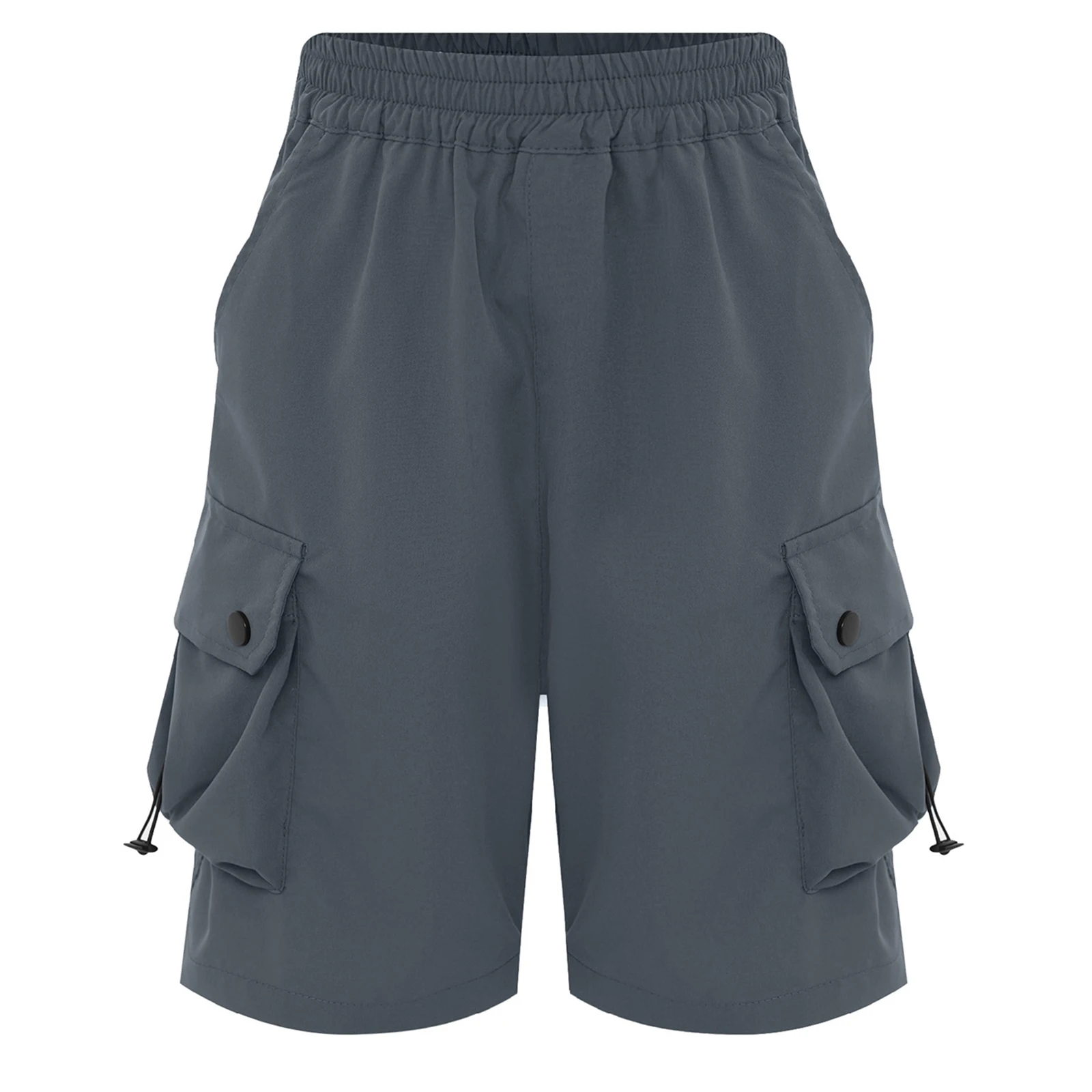 

Kids Boys Lightweight Quick-Drying Cargo Shorts Elastic Waistband Shorts with Pockets for Picnic Beach Outdoor Skateboarding