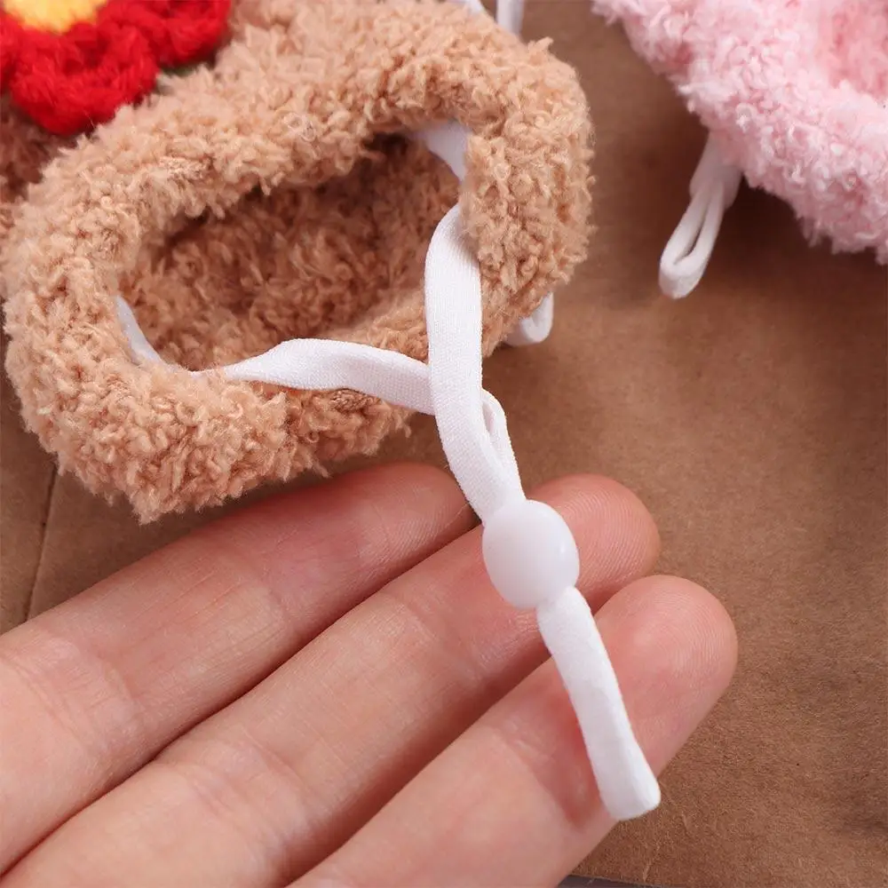 Doll Accessories Plush Hamster Cap Hand Crocheted Mini Cotton Doll Hat DIY Lovely Doll Hat Girl\'s Toy