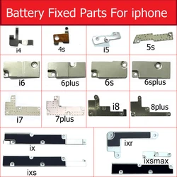 Pil Metal Çerçeve Kapak Sabit Parça iphone 4 4s 5 5s 5c se 6 6s 7 8 Artı X XS MAX XR iç Metal Braket Klip Tutucu Kalkan