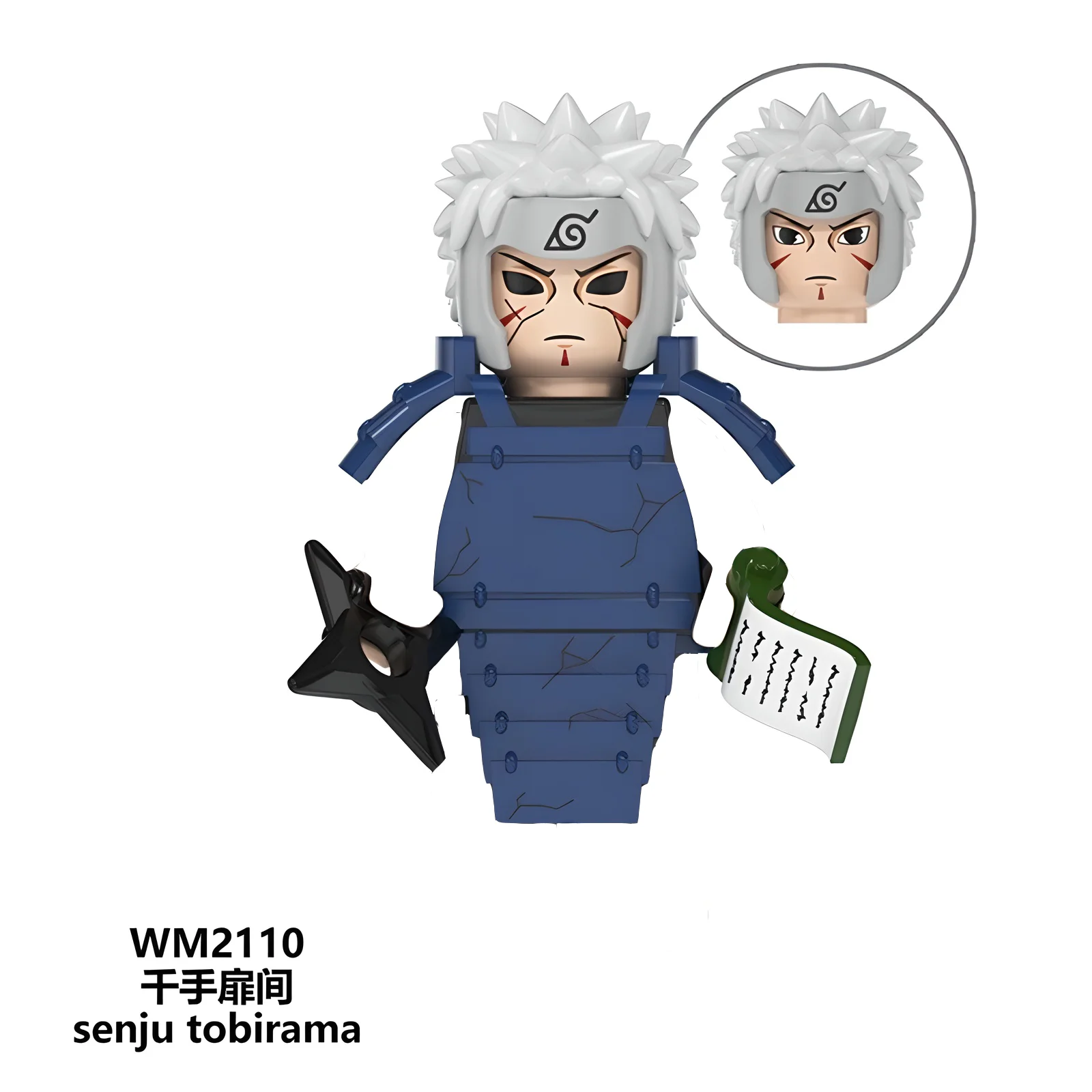 Figurines d'action anime japonais WM6108, Namikaze Minato, Orochimaru, Kabuto, Senju Tobirama, Senju Hashirama, modèles de jouets à collectionner