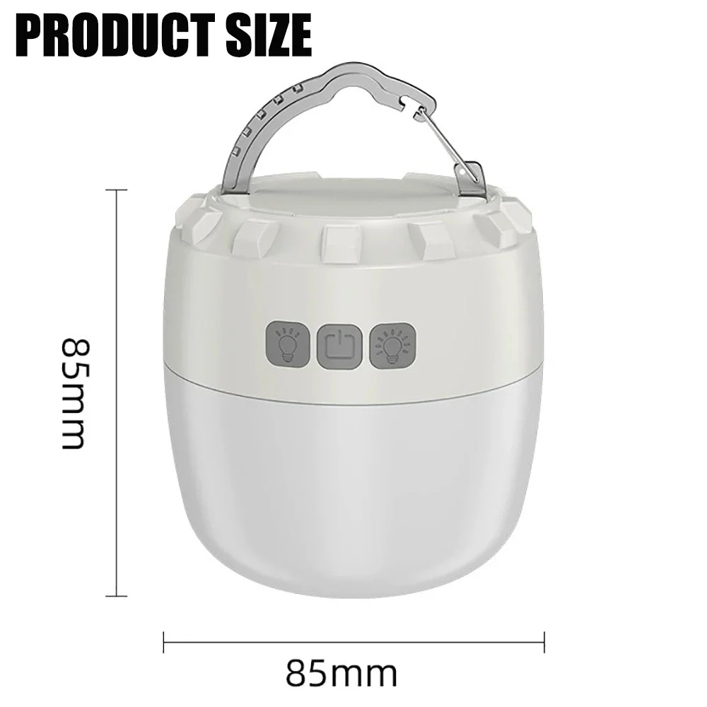 

1/2/4Pcs Camping Light TYPE-C Rechargeable 230 Hours With 3Colors Flashlight For Outdoor Tent Lamp Magnet Emergency Lantern