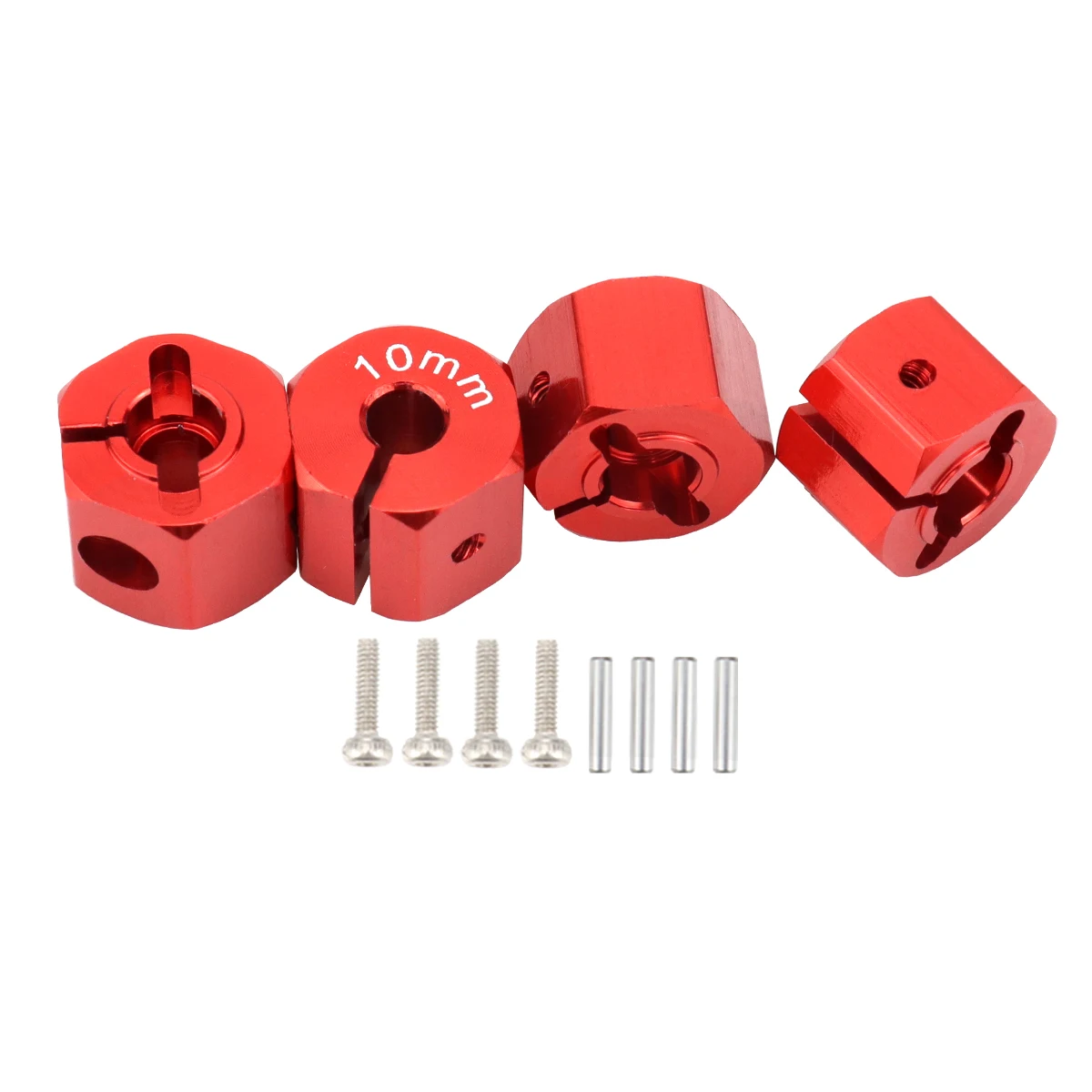 Aluminium 5/6/7/8/9/10/11/12 mm Adapter Sechskant 12 mm Antriebsnabe mit Stiftschrauben für RC Auto Track Truck HSP HPI Tamiya Traxxas Slash